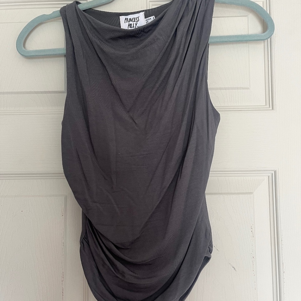 Grey bodysuit